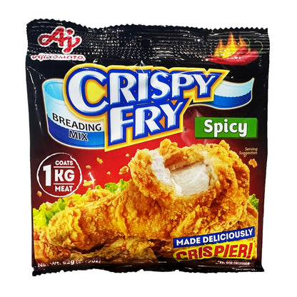Front graphic image of Ajinomoto Crispy Fry Breading Mix Spicy 2.19oz (62g)