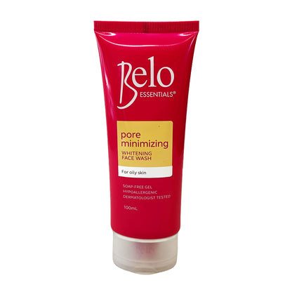 Front graphic image of Belo Pore Minimizing Whitening Face Wash 3.38oz (100ml)