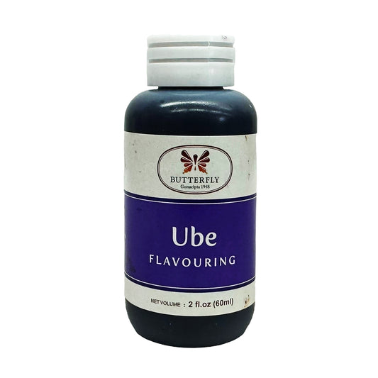 Front graphic image of Butterfly Ube Flavoring 2oz (60ml)
