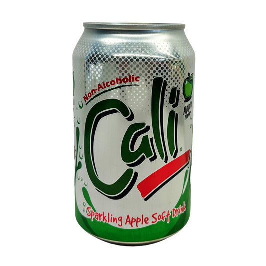 Front graphic image of Cali Sparkling Apple Soft Drink 11.15oz (330ml)