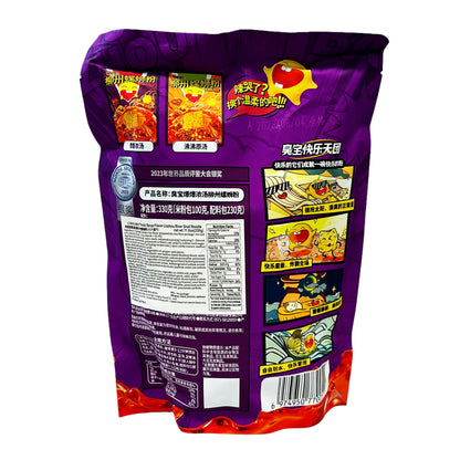 Back graphic image of Choubao Liuzhou River Snail Rice Noodle Soup - Thick Flavor With Chunky Yuba 11.6oz (330g)