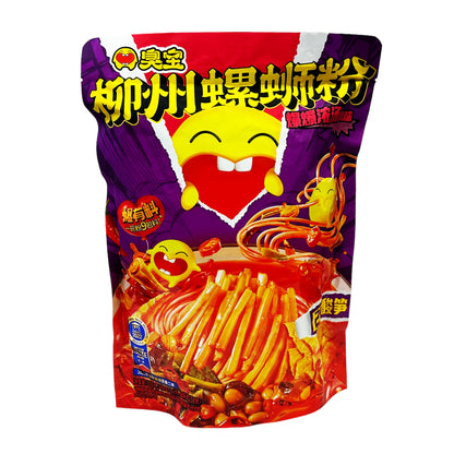 Front graphic image of Choubao Liuzhou River Snail Rice Noodle Soup - Thick Flavor With Extra Sour Bamboo Shoots 12.3oz (350g)