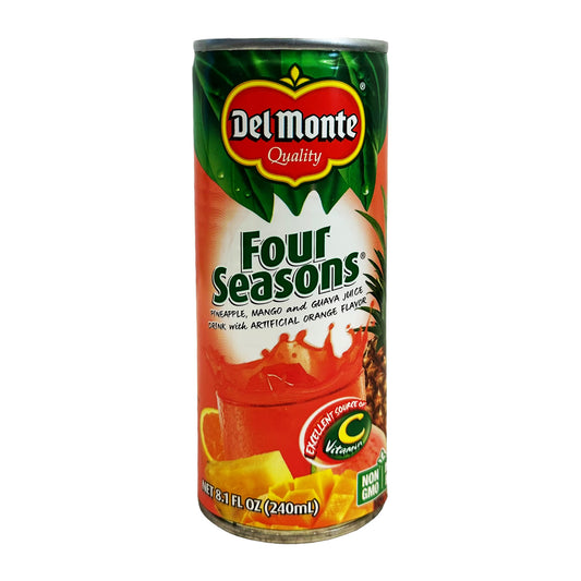 Front graphic image of Del Monte Juice Drink - Four Seasons 8.1oz (240ml)