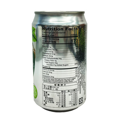 Back graphic image of Dong Fang Yin Grapes Flavor Sparkling Water 11.1oz (330ml)