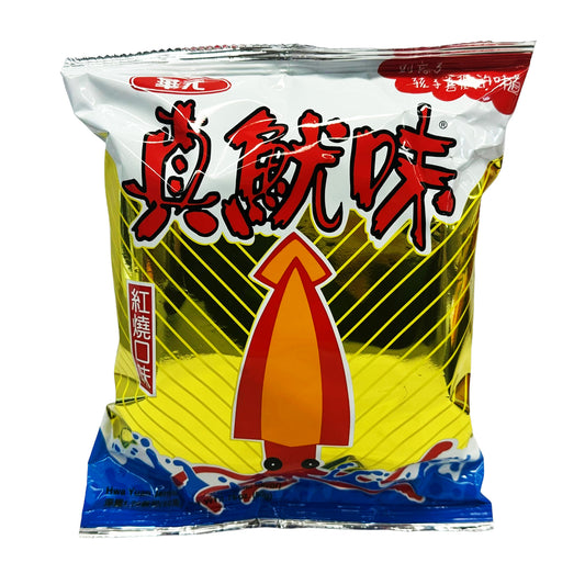 Front graphic image of Hwa Yuan Jenyowe Squid Snack 1.76oz (50g)