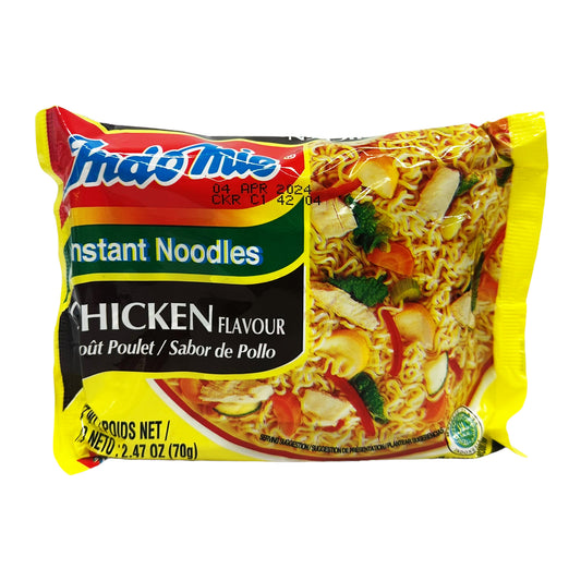 Front graphic image of Indomie Instant Noodles - Chicken Flavor 2.82oz