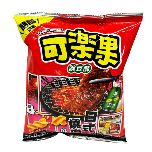 Front graphic image of L.H. Koloko Pea Crackers - Yakiniku Flavor 2.5oz (72g)