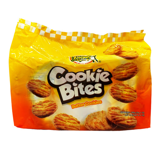 Front graphic image of Lemon Square Cookie Bites - Butter Cookies 8.47oz (240g)
