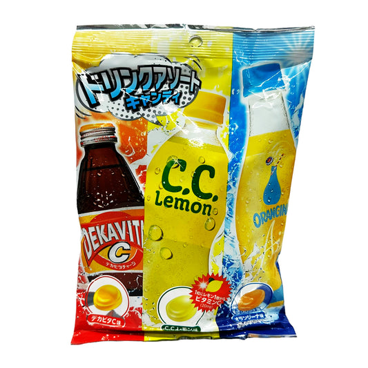 Front graphic image of Lotte Drink Assorted Candy 3.06oz (87g)