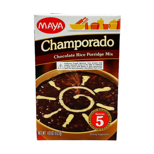 Front graphic image of Maya Chocolate Rice Porridge Mix - Champorado 4oz (113.5g)