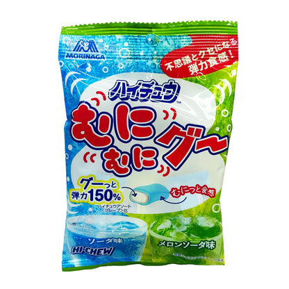Front graphic image of Morinaga Hi-Chew Chewy Candy - Soda & Melon Soda 1.12oz (32g)