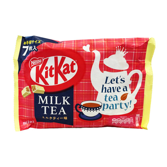Front graphic image of Nestle KitKat Milk Tea Chocolate Wafers 2.86oz (81.2g)