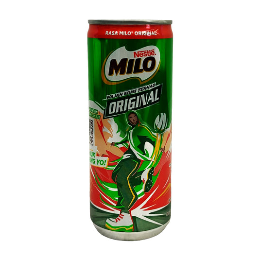 Front graphic image of Nestle Milo Chocolate Flavored Drink 8.1oz