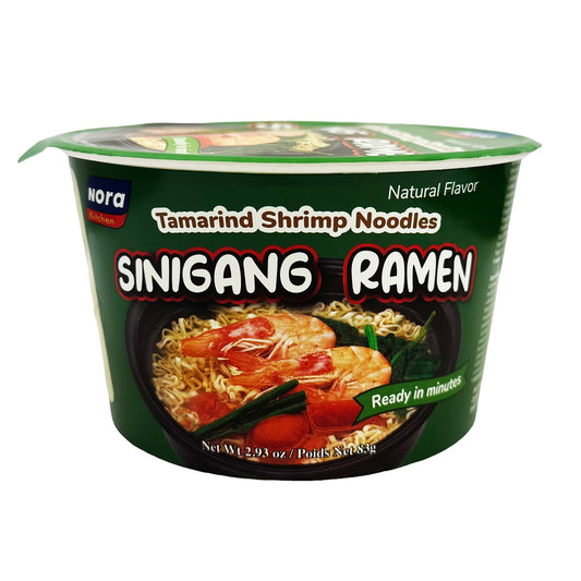 Front graphic image of Nora Kitchen Tamarind Shrimp Noodle - Sinigang Ramen 2.93oz (83g)