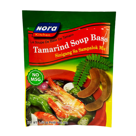 Front graphic image of Nora Kitchen Tamarind Soup Base - Sinigang Sa Sampalok Mix 1.55oz (44g)