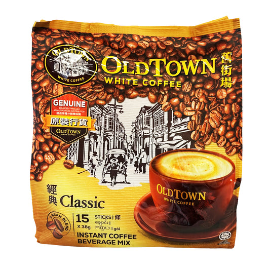 Front graphic image of Old Town 3 In 1 White Coffee - Classic 13.2oz