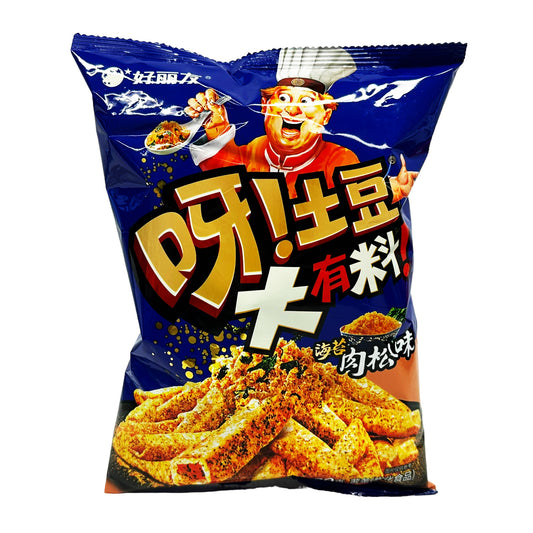 Front graphic image of Orion French Fried Potato Sticks - Seaweed Meat Floss Flavor 2.11oz (60g)