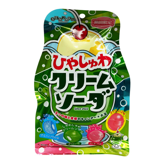 Front graphic image of Senjaku Cream Soda Candy 2.64oz (75g)