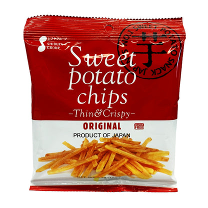 Front graphic image of Shibuya Sweet Potato Chips - Original 2.29oz (65g)