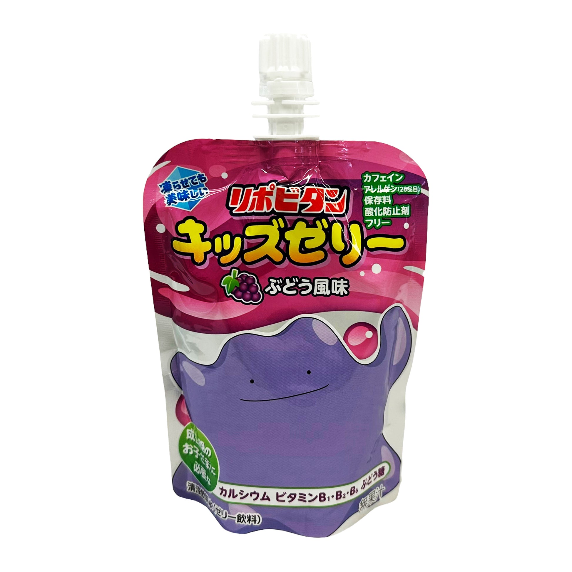 Front graphic image 2 of Taisho Pokemon Jelly Drink - Grape 4.4oz (125g)