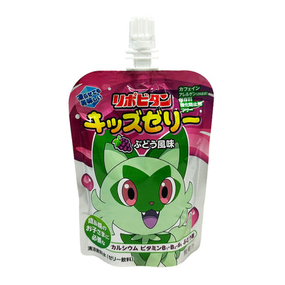 Front graphic image 3 of Taisho Pokemon Jelly Drink - Grape 4.4oz (125g)