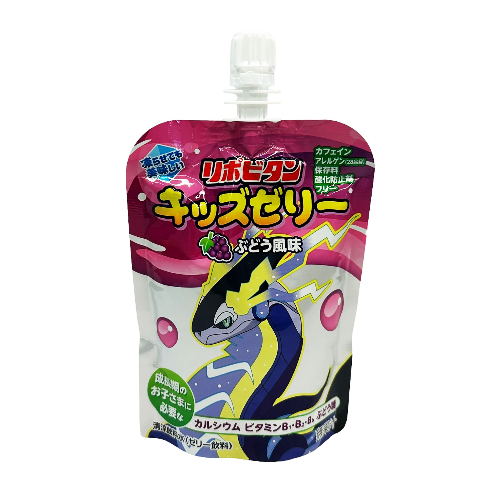 Front graphic image 5 of Taisho Pokemon Jelly Drink - Grape 4.4oz (125g)