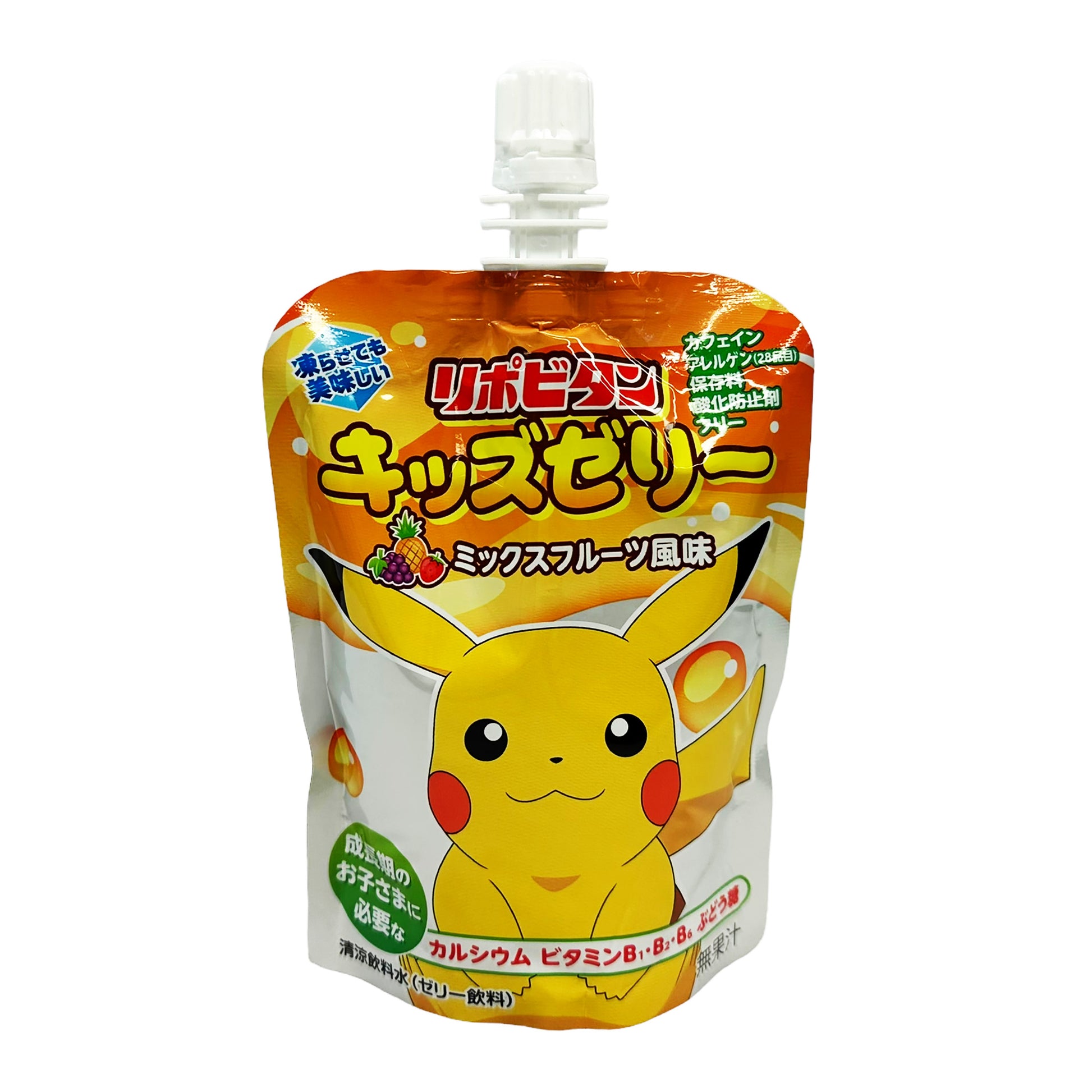 Front graphic image 4 of Taisho Pokemon Jelly Drink - Mixed Fruits 4.4oz (125g)