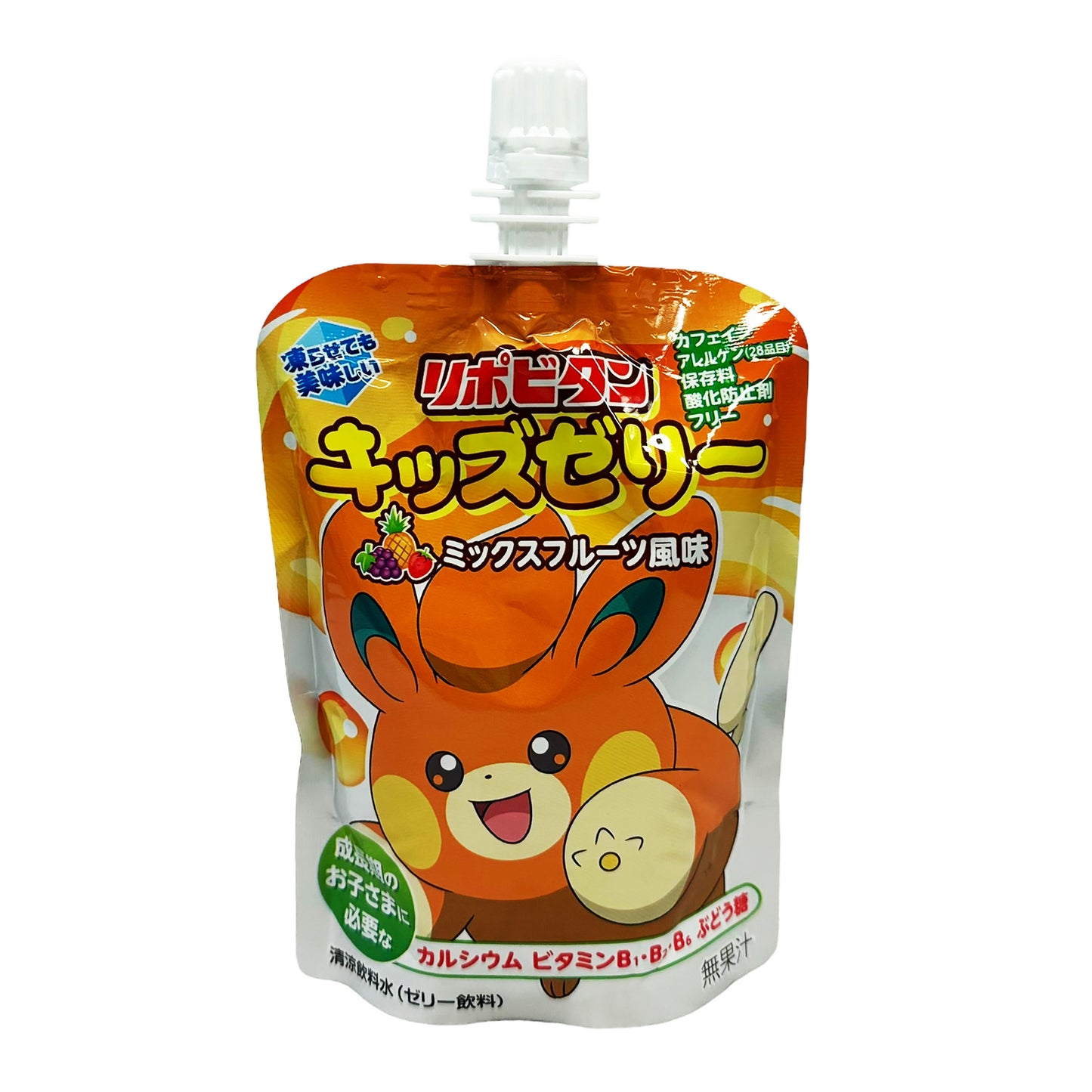 Front graphic image 5 of Taisho Pokemon Jelly Drink - Mixed Fruits 4.4oz (125g)