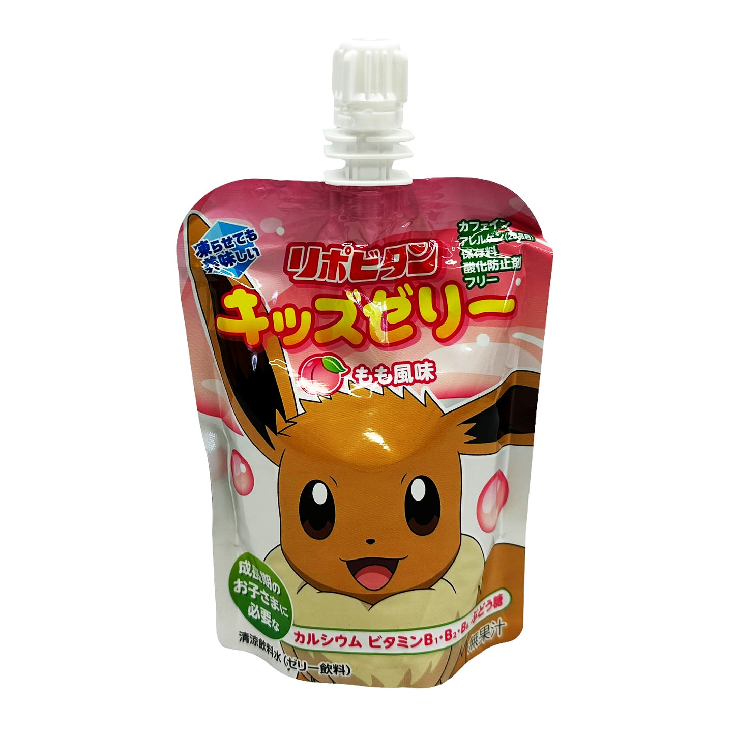Front graphic image 1 of Taisho Pokemon Jelly Drink - Peach 4.4oz (125g)