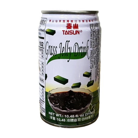Front graphic image of Taisun Grass Jelly Drink - Original Flavor 10.48oz (310ml)