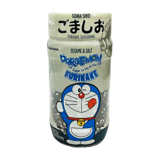 Front graphic image of Takaokaya Furikake Seasoning - Sesame & Salt 3oz (85g)