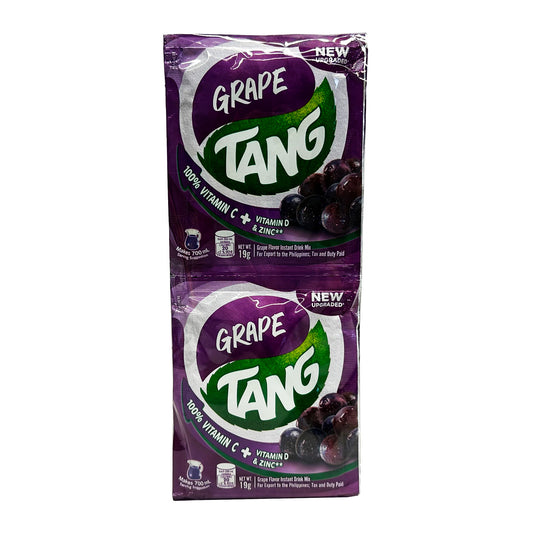 Front graphic image of Tang Grape Flavor Instant Drink Mix 8.04oz (228g)