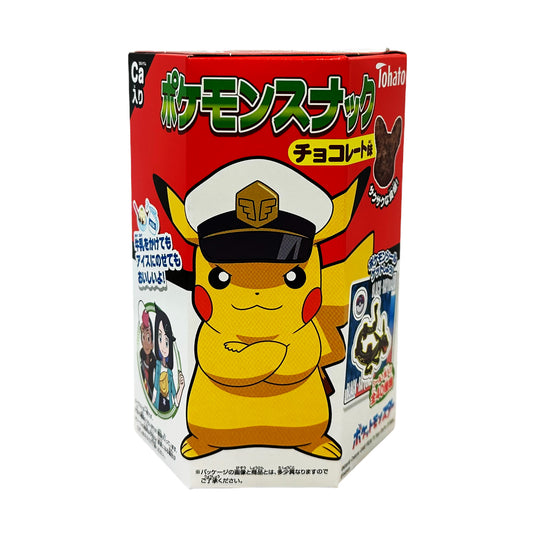 Front graphic image of Tohato Pokemon Puff Snack - Chocolate Flavor 0.8oz (23g)