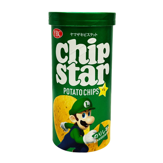 Front graphic image of YBC Chip Star Potato Chips - Seaweed Flavor 1.76oz (50g)