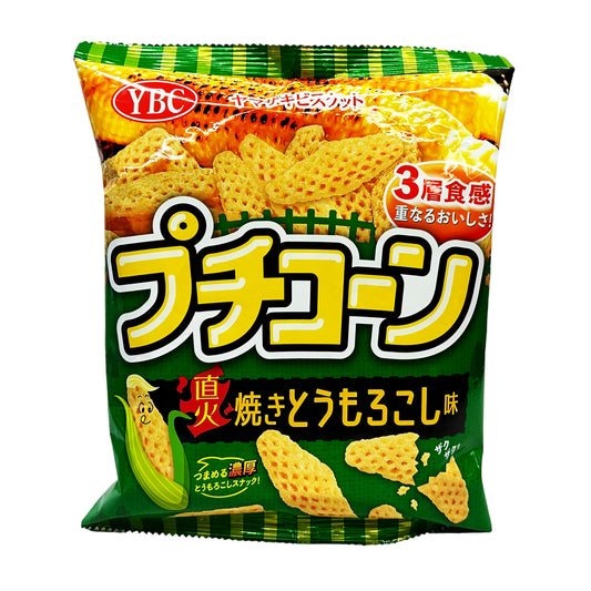 Front graphic image of YBC Petit Corn Snack - Roast Corn Flavor 1.76oz (50g)