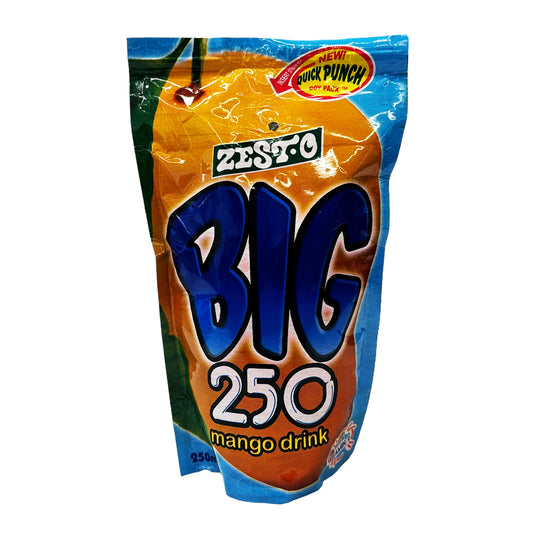 Front graphic image of Zesto Big 250 Mango Drink 8.45oz (250ml)