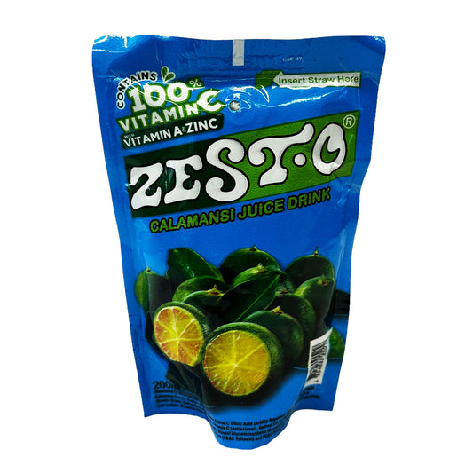 Front graphic image of Zesto Calamansi Juice Drink 6.76oz (200ml)