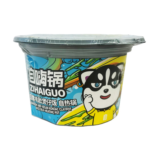 Front graphic image of Zihaiguo Mushroom And Vegan Konjac Claypot Rice Self-Heating 9.7oz (275g)