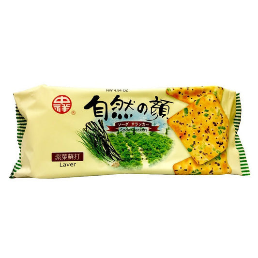 Front graphic image of Zhong Xiang Soda Crackers Laver (Seaweed) Flavor 4.94oz