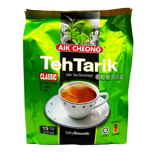 Front graphic image of Aik Cheong Milk Tea Classic Flavor 21.16oz (600g)