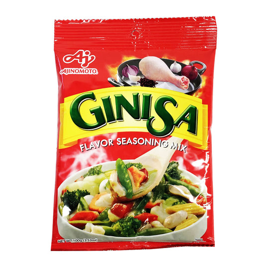Front graphic image of Ajinomoto Ginisa Flavor Seasoning Mix 3.53oz