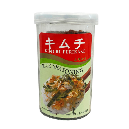 Front graphic image of Ajishima Rice Seasoning - Kimchi Furikake 1.7oz