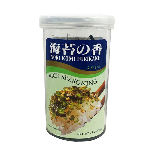 Front graphic image of Ajishima Rice Seasoning - Nori Komi Furikake 1.7oz