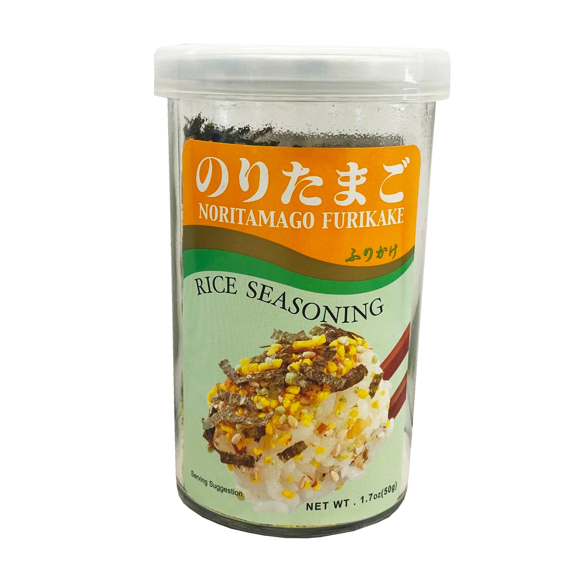 Front graphic image of Ajishima Rice Seasoning - Noritamago Furikake 1.7oz