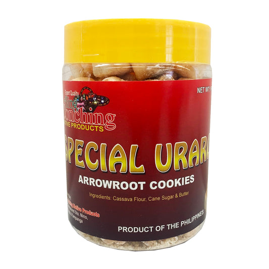 Front graphic image of Aling Conching Arrowroot Cookies - Special Uraro 16oz
