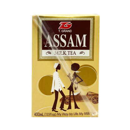 Back graphic image of Assam Milk Tea 13.5oz - 阿萨姆 奶茶 13.5oz