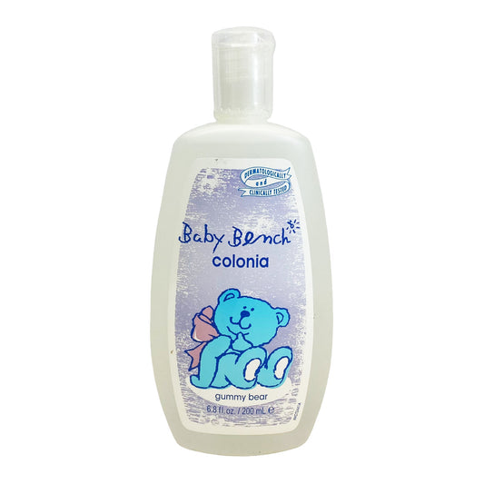 Front graphic view of Baby Bench Cologne - Gummy Bear 6.8oz (200ml)