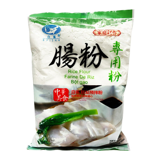 Front graphic image of Baisha Rice Flour For Rice Paper 16oz (454g)