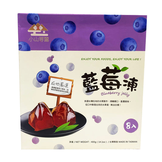 Front graphic image of Yi Xi Food Blueberry Jelly 14.1oz (400g)