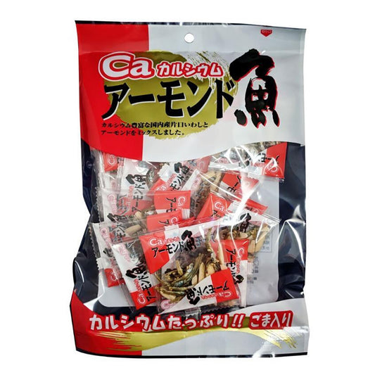 Front graphic image of CA Fish Snack - Almond 1.8oz